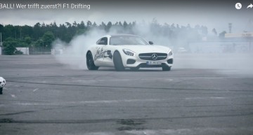 The car that scores goals when driven by pro drivers – the Mercedes-AMG GT S