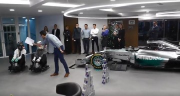 The ultimate battle – The Mercedes-AMG PETRONAS executives join their own race