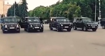 James Bond wannabes Russian spies sent to Siberia after partying in Moscow in G-Class SUVs