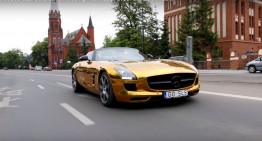 The golden Mercedes SLS AMG – Irreversible eye damage