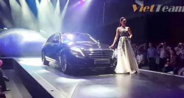 What if cars were supermodels? Check out the Mercedes S-Class beauty!