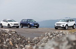 Best Compact SUV? Mercedes GLA versus Range Rover Evoque, BMW X1