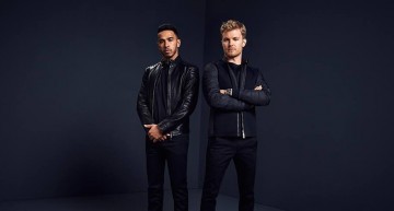 The supermodel drivers – Hamilton and Rosberg rock the runway