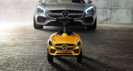 The new Bobby-Car from Mercedes-Benz for the bravest drivers