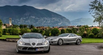 Donald Trump drives an Mercedes-Benz SLR McLaren
