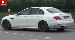 2018 Mercedes-AMG E 63 gets 612 PS, AWD – new spy video with less camo