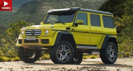 Go explore with T-Rex. Mercedes-Benz G 550 4×4² is coming to the US