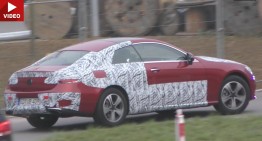 2018 Mercedes E-Class Coupe, almost undisguised in new spy video