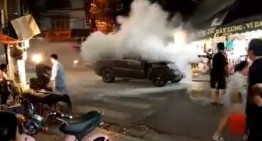 Bad tuning? Mercedes-Benz GL450 catches fire out of the blue