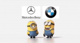 The Mininons fight over Mercedes-Benz and BMW performance
