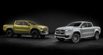 Here is the Mercedes X-Class, the luxury utility vehicle for farmers cultivating panda gold-plated fuzz buds
