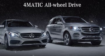 Snow date – The 4MATIC 4-wheel drive will get you there