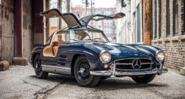 Beauty for sale – This 1955 Mercedes-Benz 300 SL Gullwing goes under hammer
