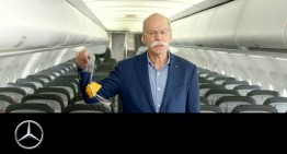Fly with us into the future – Daimler CEO plays the flight attendant