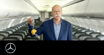Fly with us into the future – Daimler CEO plays the flight attendant