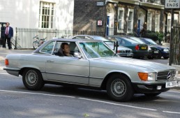 Actor Jude Law crashes his classic Mercedes into cab in London