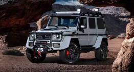 “Adventure” is his middle name! This is the Mercedes-Benz G550 4×4² by Brabus