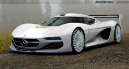 That dazzling hypercar – Mercedes-AMG Project One rendered