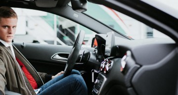 Schumacher junior goes to driving school