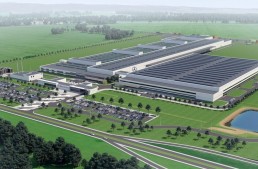 New Mercedes engine factory in Jawor, Poland