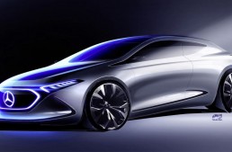 Image to behold – The Mercedes EQ A Concept teased ahead of Frankfurt debut