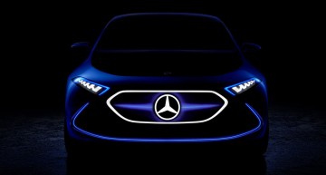 Mercedes EQ A Concept teased ahead of its Frankfurt debut