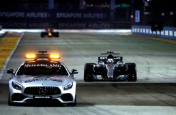 Lucky stars in Singapore for Mercedes. Lewis Hamilton wins after starting 5th