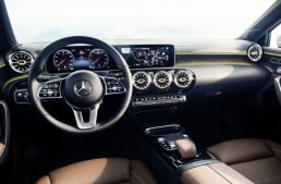 Digital revolution: The interior of the new Mercedes A-Class