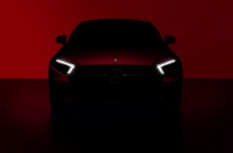 Mercedes-Benz CLS timidly teased before its debut at the LA auto show