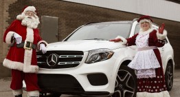 Mercedes-Benz, the star-nosed reindeer at the Santa Claus Parade
