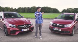 Dacia Logan MCV as David tries to take down Goliath Mercedes-AMG E63 S wagon