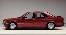 30th birthday for two classic Mercedes: 190 E 2.5-16 and 560 SE