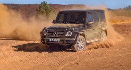 The new Mercedes-Benz G 350d and 400d underway in Europe