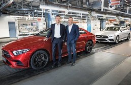 The production of the new Mercedes-Benz CLS started in Sindelfingen