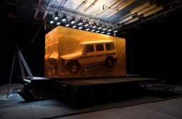 The car that deserves it – Most spectacular installation for the world premiere of the new G-Class