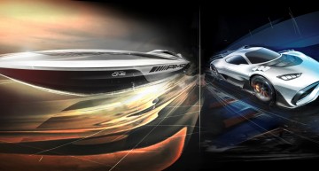 Mercedes-AMG Project ONE inspires Cigarette speed boat