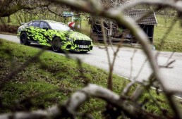 Now that’s a teaser – The 4-door Mercedes-AMG GT Coupe photographed in daring livery