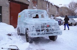 Russian builds an ice G-Class and it’s drivable!
