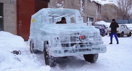 Russian builds an ice G-Class and it’s drivable!