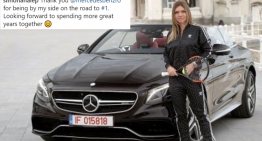 No. 1 WTA Simona Halep gets a 510-horsepower Mercedes-AMG C 63 S Cabriolet