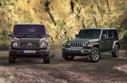 2019 Mercedes G-Class vs. Jeep Wrangler: Static comparison of the off-road professionals