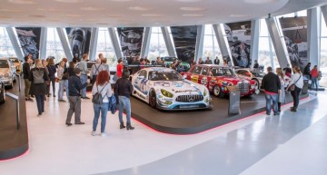 The special exhibition “50 Years of AMG” ends in style with a passenger ride event