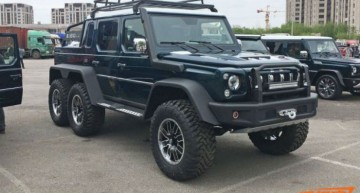 Copycat. China’s BAIC build their own Mercedes-AMG G63 6×6
