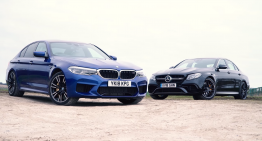 VIDEO REVIEW: 600 hp BMW M5 vs 612 hp Mercedes-AMG E 63 super test