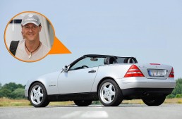 The Mercedes SLK of Michael Schumacher for sale. Find out how much it costs