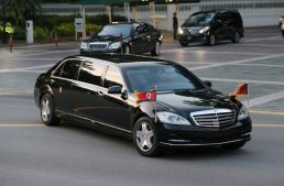 Kim Jong Un seen in 1 million USD bulletproof Mercedes S 600 Pullman