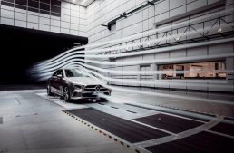 A stands for aerodynamics. The new A-Class Sedan defends world record