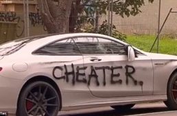 When you own a Mercedes-AMG S63 Coupe and you cheat on your girlfriend