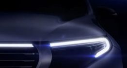 Mercedes-Benz EQ C electric SUV teased one more before 4 September reveal