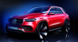 Future Mercedes-Benz GLE shows up in a very revealing sketch